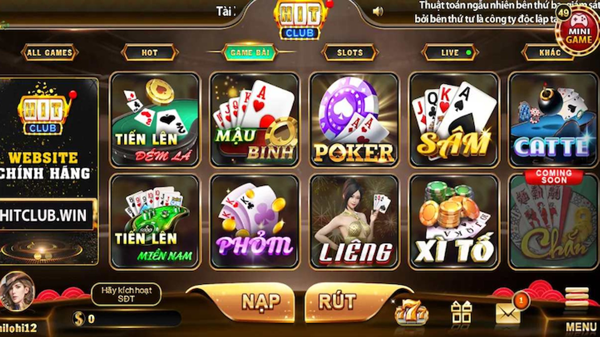 Màn hình hiển thị cá cược trực tiếp FIVE88 với các trận đấu đang diễn ra và tỷ lệ cược thay đổi